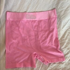 Barbie Pink Bike Shorts with Elastic Waistband
